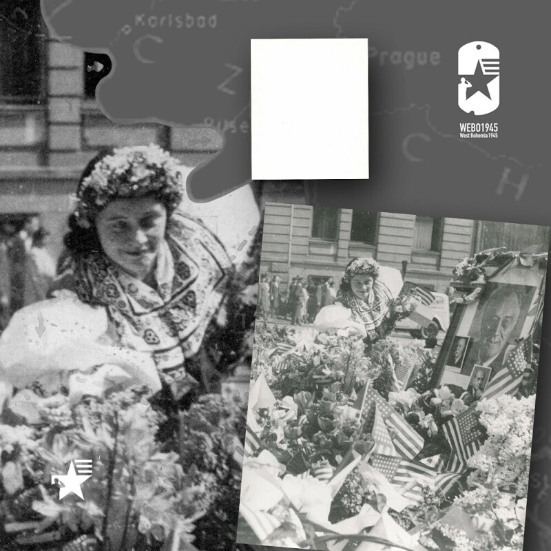 Originální fotografie Plzeň květen 1947